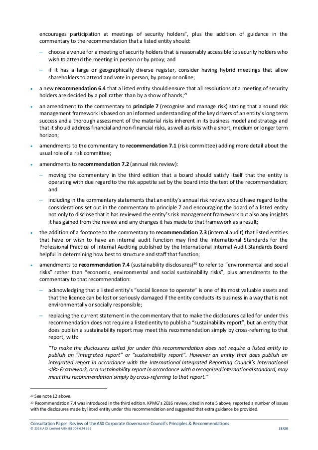 Consultation papercgc4thedition