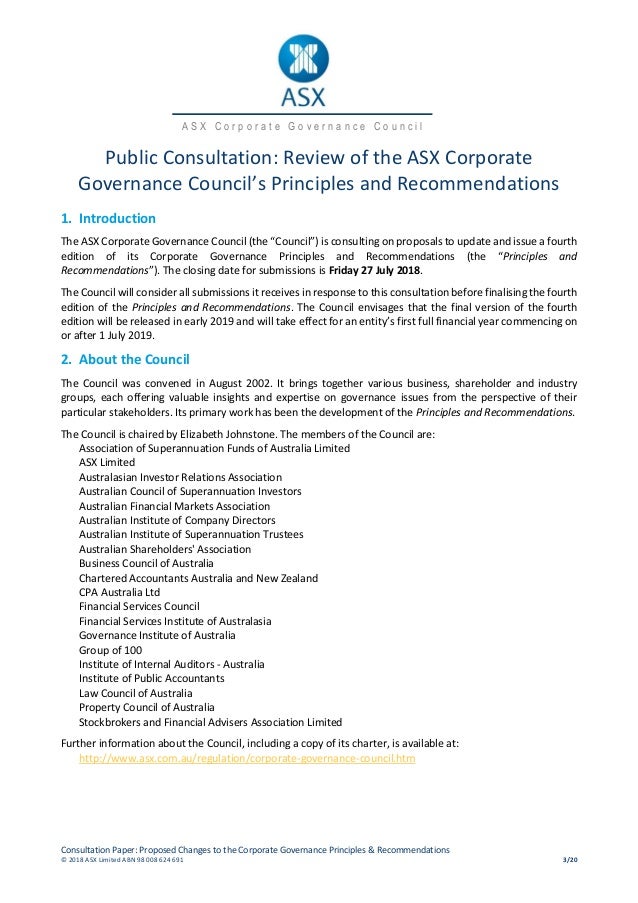 Consultation papercgc4thedition