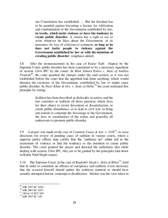 Sedition case study picture