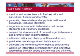 What is FAO? | PDF
