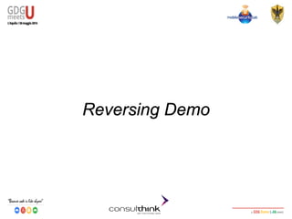 Android Security
Key Management
Reversing Demo
 