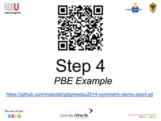 Android Security
Key Management
Step 4
PBE Example
https://github.com/mseclab/gdgmeetsu2014-symmetric-demo-step4.git
 