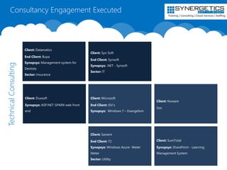 Consulting Client Case studies | PPTX