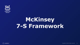 34
Copyright © 2023 All rights reserved. 34
McKinsey
7-S Framework
 