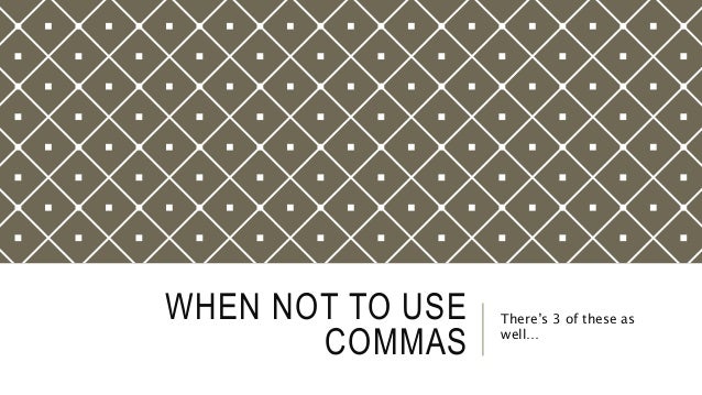 Commas And Quotations
