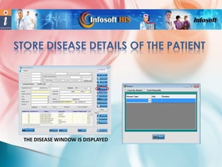THE DISEASE WINDOW IS DISPLAYED

 