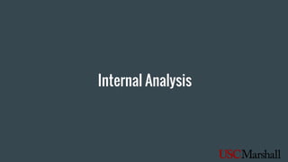 Internal Analysis
 