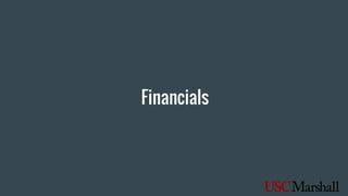 Financials
 