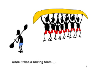 Once it was a rowing team … 