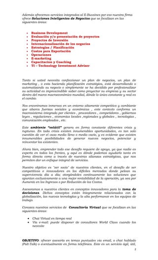 ConsultoríA En E Bussines