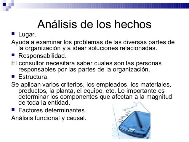 Analisis De Los Hechos En Consultoria es.slideshare.net