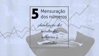 5Mensuração
dos números
Avaliação dos
resultados,
relatório e
controles
 