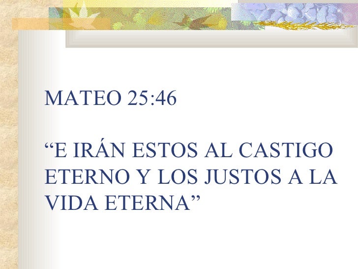 Resultado de imagen para mateo 25 46
