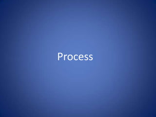 Process
 