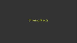 Sharing Pacts
 
