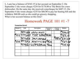Consumer Math Slides September 11, 2007
