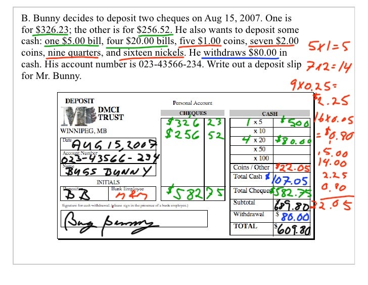 Fill Out Savings Deposit Slip : How to write a deposit ticket / Maybe