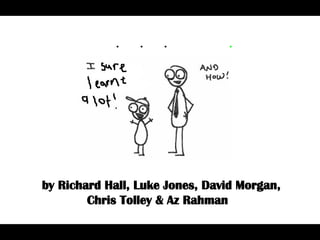                        by Richard Hall, Luke Jones, David Morgan, Chris Tolley & Az Rahman  