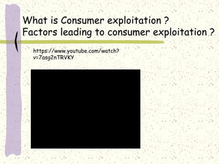 Problem Due Consumer Exploitation Consumer protection-act-ppt | PPT