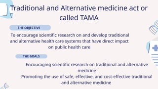 Consumer Act and Traditional and alternative medicine act | PPTX