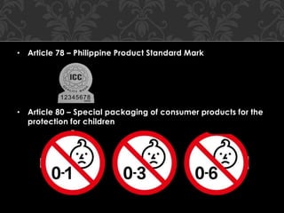 Consumer Act of the Philippines R.A 7394 | PPTX