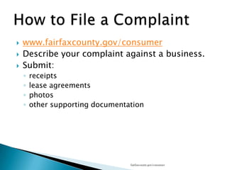 We investigate complaints and ensure businesses are operating within the VCPA.
