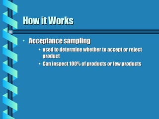 Consumer and Producers Risk[1] | PPT