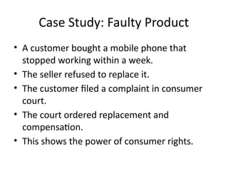 Understanding Consumer Rights and Awareness for Protection | PPTX