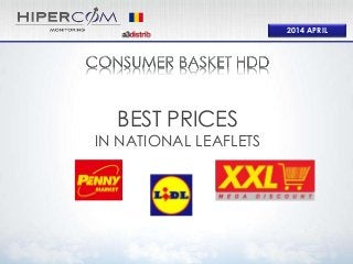 2014 APRIL
BEST PRICES
IN NATIONAL LEAFLETS
 