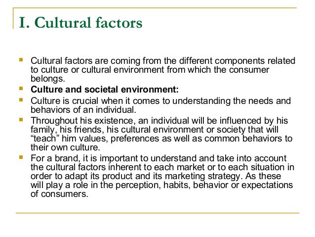 Consumer behavior and factors influencing consumer behavior