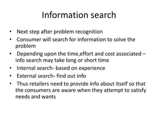 Consumer behavior and retail research | PPTX