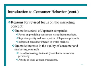 Consumer Behavior and Marketing Strategy chapter 1 moghimi | PDF