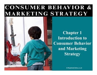 Consumer Behavior and Marketing Strategy chapter 1 moghimi | PDF