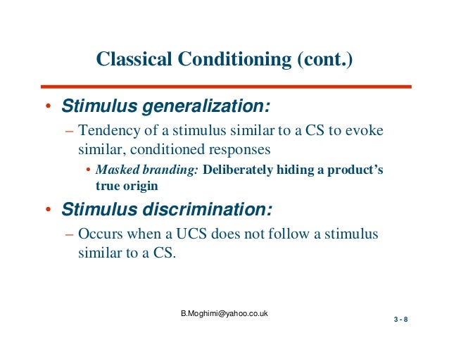 stimulus generalization