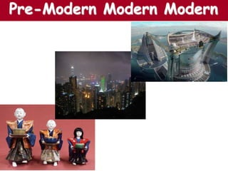 Pre-Modern Modern Modern
 