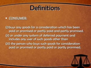 CONSUMER PROTECTION ACT | PPT