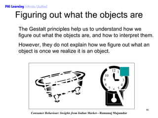 PHI Learning

Figuring out what the objects are
The Gestalt principles help us to understand how we
figure out what the ob...