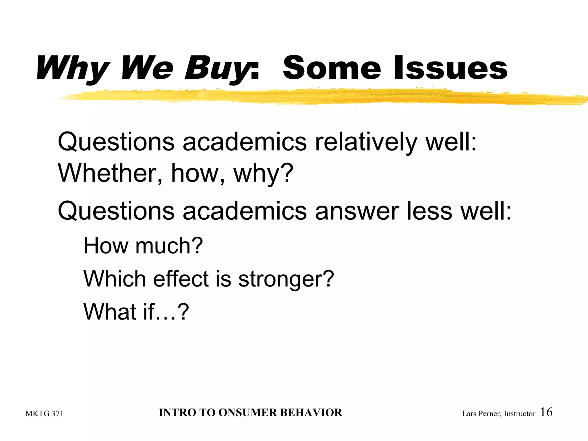 Consumer behaviour effect | PPT