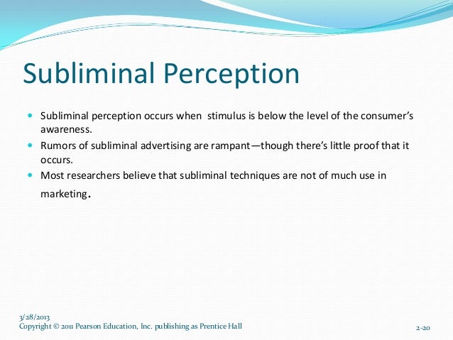 😊 Subliminal threshold definition. Subliminal Perception. 2019-01-17