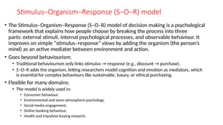 Simple Roganism Model Comprehensive Consumer Behaviour Theory: Models, Approaches, and ...