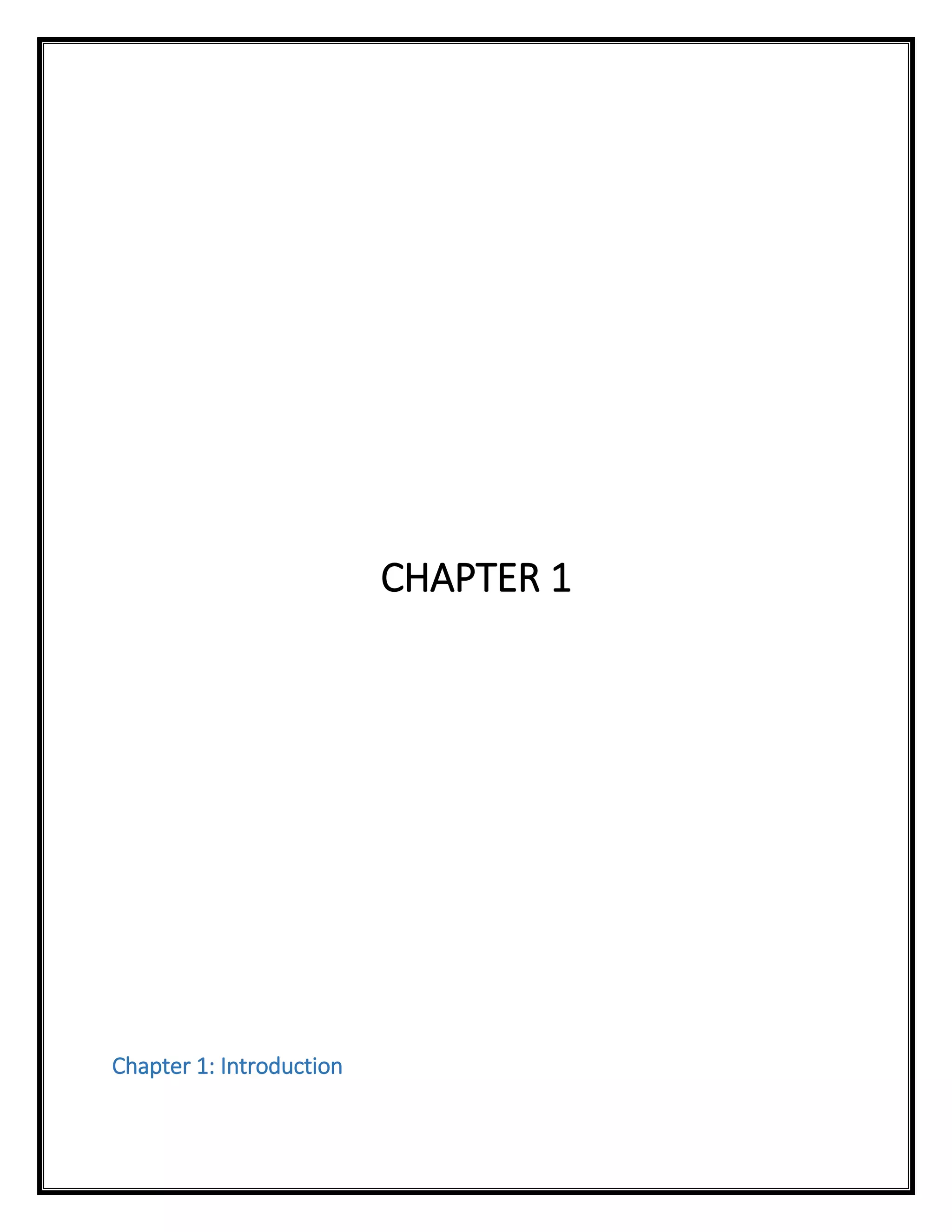 CHAPTER 1
Chapter 1: Introduction
 