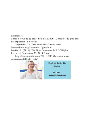Customer Bill Of Rights Consumer Bill of Rights Consumer Bill .docx