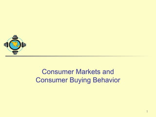 Consumer Markets and
Consumer Buying Behavior



                           1
 