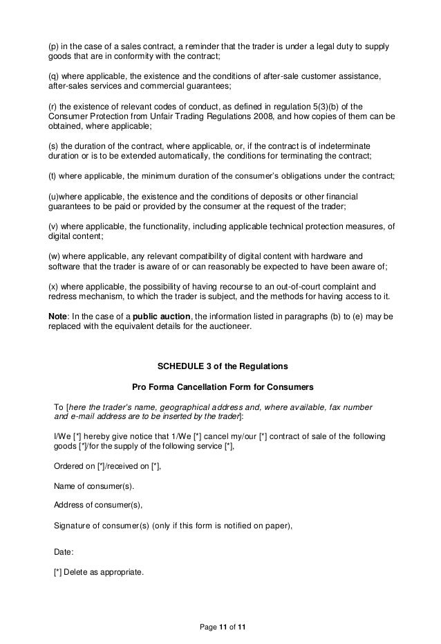 Consumer Contracts Regulations >> Consumer Contracts Regulations 2013 A Guidance Note By Brian Miller Consumer Contracts Regulations >> Consumer Contracts Regulations 2013 A Guidance Note By Brian Miller