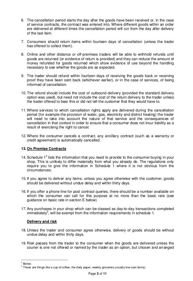Consumer Contracts Regulations >> Consumer Contracts Regulations 2013 A Guidance Note By Consumer Contracts Regulations >> Consumer Contracts Regulations 2013 A Guidance Note By