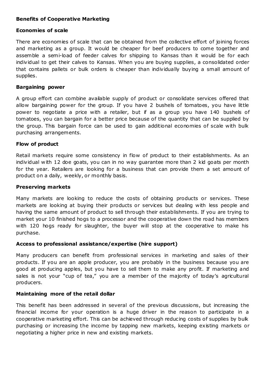 Consumer cooperative