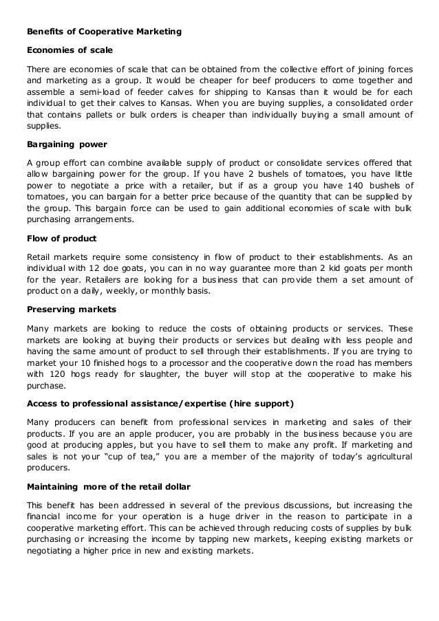 Consumer cooperative