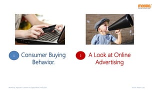 Consumer Buying
Behavior.
A Look at Online
Advertising
1 2
Workshop “Approach Customer on Digital Media, 14/07/2015 Source: Moore Corp
 