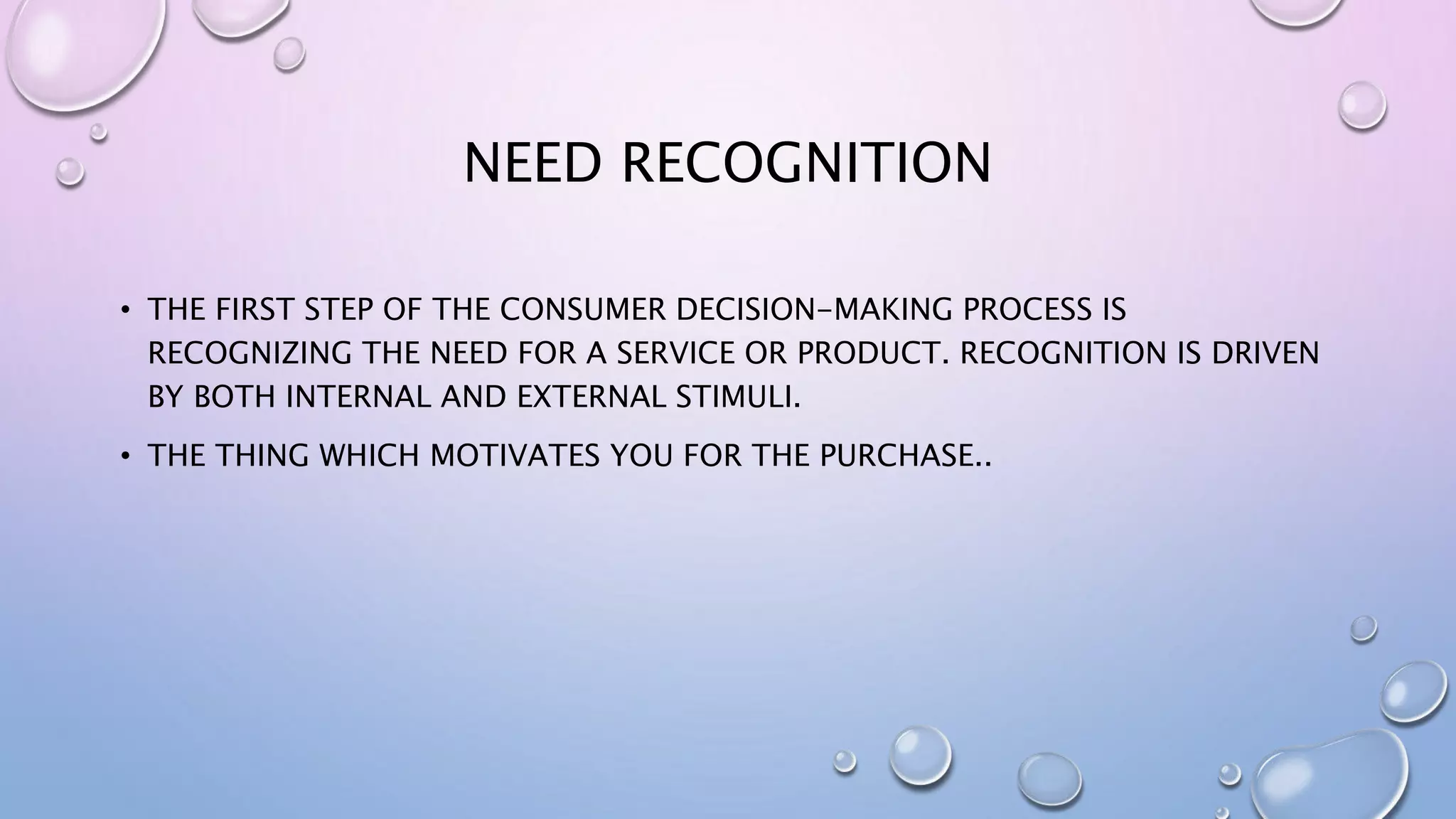 Consumer decision making process | PPTX