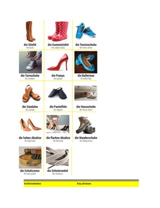 Schlüsselsätze Key phrases
 